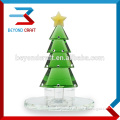 Modern Crystal Glass Christmas Tree Sculpture Model